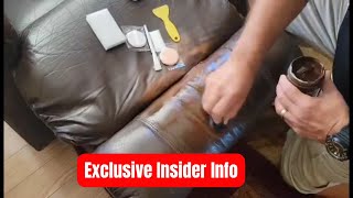 BSCPAM Leather Recoloring Balm 12oz Review amp Demo 🛋️ Furniture Leather Repair Kit [upl. by Wandy803]