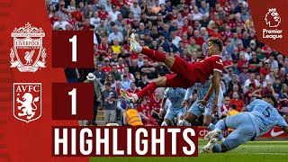 HIGHLIGHTS Liverpool 11 Aston Villa  FIRMINO scores late on emotional farewell [upl. by Naffets]