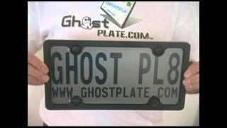 GhostPlate 20 Licence Plate Cover [upl. by Elicec]