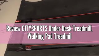 Review CITYSPORTS Under Desk Treadmill Walking Pad Treadmill Portable Treadmill for Home Treadmil [upl. by Mayfield]