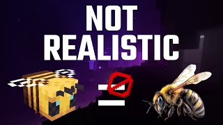 Minecraft Bees are NOT Realistic and Heres Why Minecraft [upl. by Calderon200]