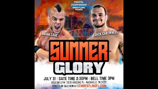 The Machine Brian Cage vs Jack Cartwheel Summer Glory 2022 Nashville TN 73122 Full Match [upl. by Alliuqal]