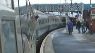 Arriving into Doncaster on Hull Trains Class 86 hauled service [upl. by Renado]