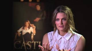 People TV Stana Katic for People Greece Castle Fox Life [upl. by Silliw]