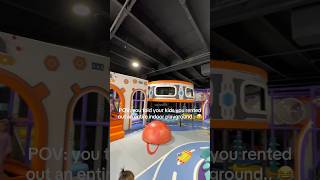 Space Themed Indoor Playgound 👽🚀 dadlife parenting toddlers [upl. by Cinnamon]