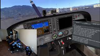 XPlane 11 VR  Airfoillabs Cessna 172 NG Digital  IFR flight from KPSP to KLGB [upl. by Nicholson]