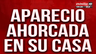 Apareció ahorcada en su casa ¿la mató su esposo [upl. by Jimmie]