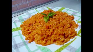 RISOTTO AL CONCENTRATO DI POMODORO E ACCIUGHE [upl. by Gere]