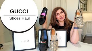 Gucci Shoes Haul Gucci Espadrilles Gucci Loafers Oxana LV [upl. by Oleg]