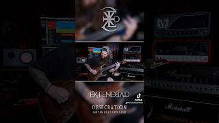 Desecration by Extendead guitar playthrough progressivemetal extendead metal guitarplaythrough [upl. by Patrica895]