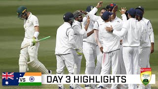 Superb India take control after Aussie batting disaster  Vodadone Test Series 202021 [upl. by Howlyn837]