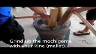 How to Make Mochi Mochitsuki [upl. by Shiller]