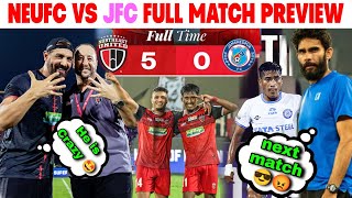 Northeast United fc vs Jamshedpur fc full match preview  NEUFC fc beat JFC 50 scoreline [upl. by Harihs]