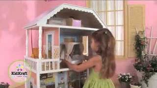 kidkraft savannah dollhouse 65023 Review  Wooden Barbie Doll House [upl. by Legin832]