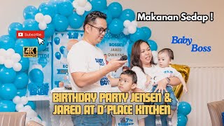 Bintulu Vlog  Jensen amp Jared Birthday Party at DPlace Kitchen Bintulu [upl. by Enair]