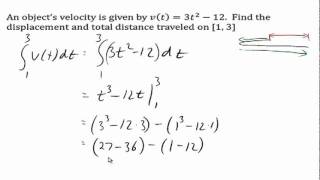 Displacement and total distance traveled [upl. by Enrev]