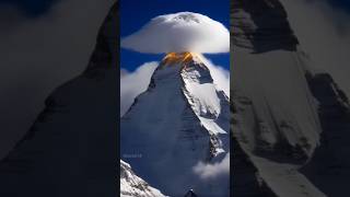 Amazing Kailash mountain 🏔️nature travel kailash everest shorts [upl. by Gates]