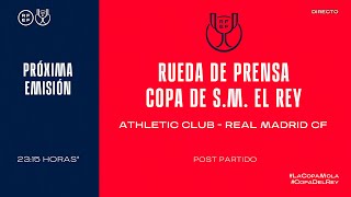 🚨DIRECTO🚨 Athletic Club  Real Madrid CF Copa de SM El Rey 202122 [upl. by Huber]