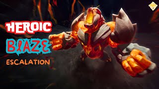 Easy Clear Heroic Blaze Escalation  Dauntless Solo Sword Build [upl. by Aluap10]