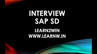 sap sd interview questions and answers  sap sd interview video  sap course  sap software  erp [upl. by Barger]