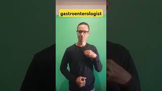 MÉDICO GASTROENTEROLOGISTA em Libras shorts [upl. by Frederigo]