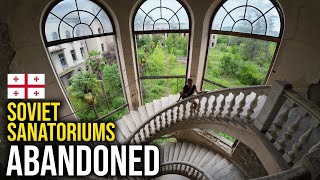 ABANDONED SOVIET SANATORIUMS Tskaltubo Georgia 🇬🇪 [upl. by Gorlicki524]