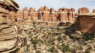 Canyonlands Needles District Backpacking Oct 2022 Day 2 of 3 [upl. by Econah40]