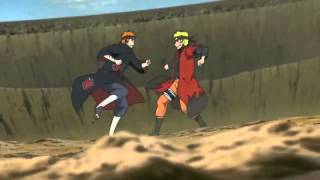 Naruto vs Pain Not Afraid HD [upl. by Ahsikym56]