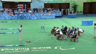 Boccia a sport unique to the Paralympic Games  London 2012 [upl. by Bamby892]