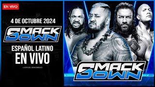 WWE SmackDown 4 de Octubre 2024 EN VIVO  Español Latino  THE ROCK REGRESA EN BAD BLOOD 2024 [upl. by Adrien]