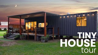 40 ft Shipping Container Tiny House  Australian Farm Stay Airbnb  House Tour  Episode 006 [upl. by Elay647]