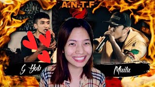 ANTF  G Bob Vs Maila  Poonam Reaction Video antf rapbattle rapper poonamsunder nepali [upl. by Dinny]