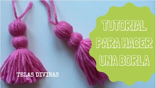 TUTORIAL PARA HACER UNA BORLA [upl. by Nahshun56]