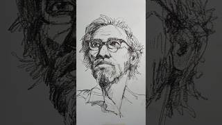 How to Draw Portrait ll Easy Charcoal pencil Drawing ll Simple Method ll Simple Technique [upl. by Bekelja]