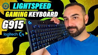 Logitech G915 Lightspeed Wireless RGB Mechanical Gaming Keyboard Gl Clicky [upl. by Rae218]