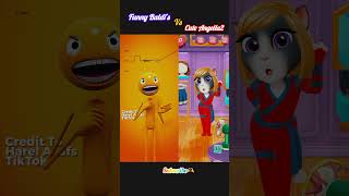 Who will pravail Baldis vs Angela2 🤣👌 music funny baldi talkinangela meme animation shorts [upl. by Lauritz934]