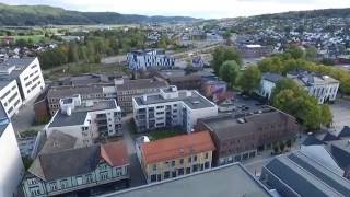 Porsgrunn  Norway  My home town  DJI Phantom 3 Advanced [upl. by Garvy]