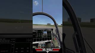 VTOL VR F45a aircraft preflight Virtual Reality flight sim simulator Meta Quest3 by VR Wolf vrwolf [upl. by Aikkan]