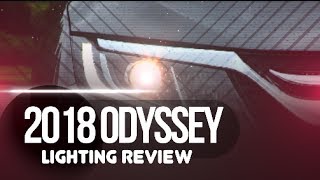 2018 Honda Odyssey EXL  Lighting Review  Rain Storm  Exterior amp Interior LED Lights [upl. by Lednam]