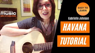 🎸Havana Guitar Tutorial  NO CAPO  EASY BEGINNERS  Camila Cabello [upl. by Kozloski]