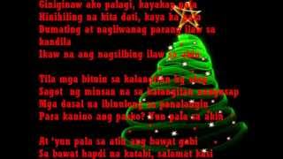 Liwanag ng Pasko by Dello with lyrics [upl. by Euqinomahs]