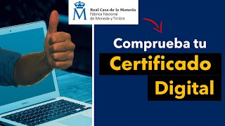 Como Comprobar el Certificado Digital 2024 ✅ VERIFICAR Certificado Digital FNMT [upl. by Dionne]