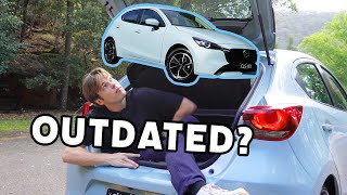 Mazdas smallest hatchback got an update  NEW Mazda 2 Review 4K [upl. by Ennaus626]