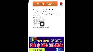 ECET 2025 Physics amp Chemistry Guide  How to Score High amp Get the Best Rank 🚀  Q26 Explained [upl. by Yerrok]