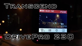 Transcend DrivePro 230 Video Sample amp Features [upl. by Turnbull903]