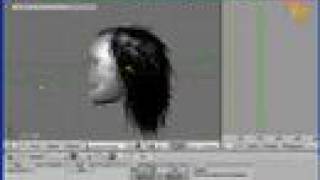 Hair tutorial with Blender Particles and softbodies [upl. by Lewert]