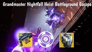 Duo Grandmaster Heist BG Europa Deterministic Chaos X Hoil Void titan Gameplay [upl. by Ayerim247]