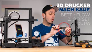 3D DRUCKER KALIBRIEREN  Macht DAS nach dem Kauf Anfänger Guide 2021 [upl. by Abbotson]