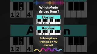 Ear Training  Dorian vs Aeolian 4 [upl. by Rhu626]