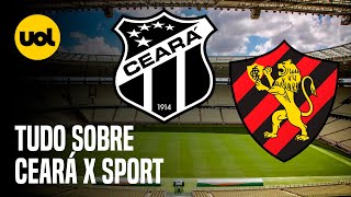 CEARÁ X SPORT onde ASSISTIR AO VIVO HORÁRIO e ESCALAÇÕES na FINAL DA COPA DO NORDESTE [upl. by Ahsaetan764]